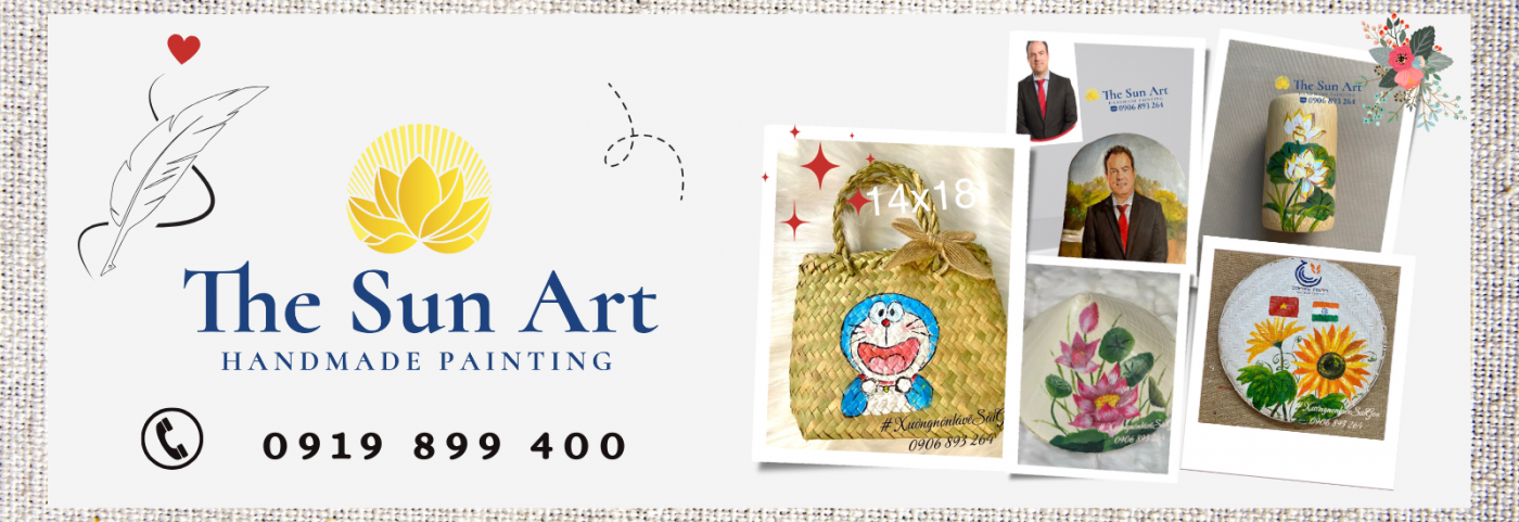 Xưởng Tranh, Nón Lá Vẽ Việt Nam The Sun ART
