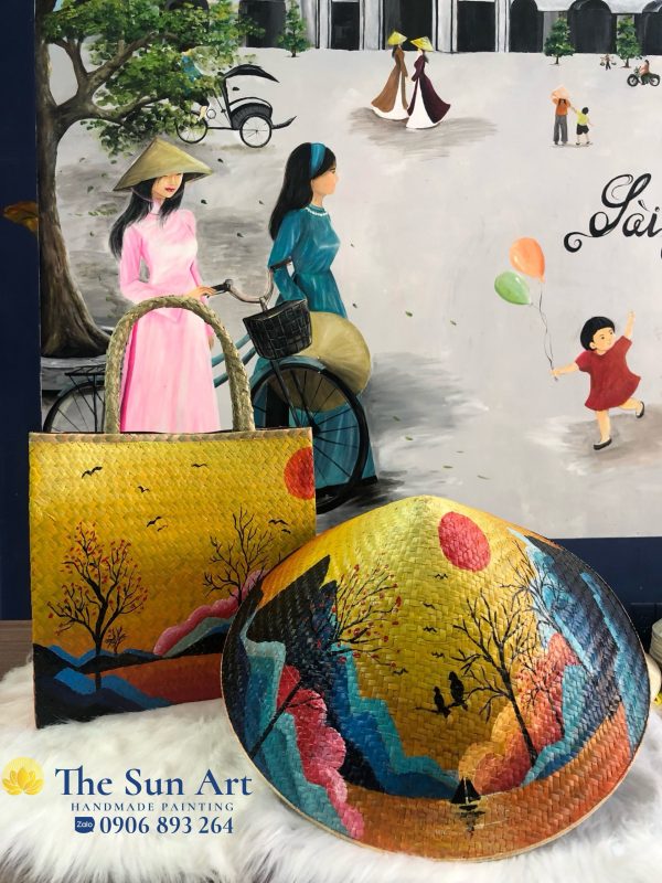 Xưởng Tranh, Nón Lá Vẽ Việt Nam The Sun ART