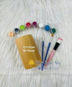 Bộ học vẽ lên ly tre cho bé tphcm