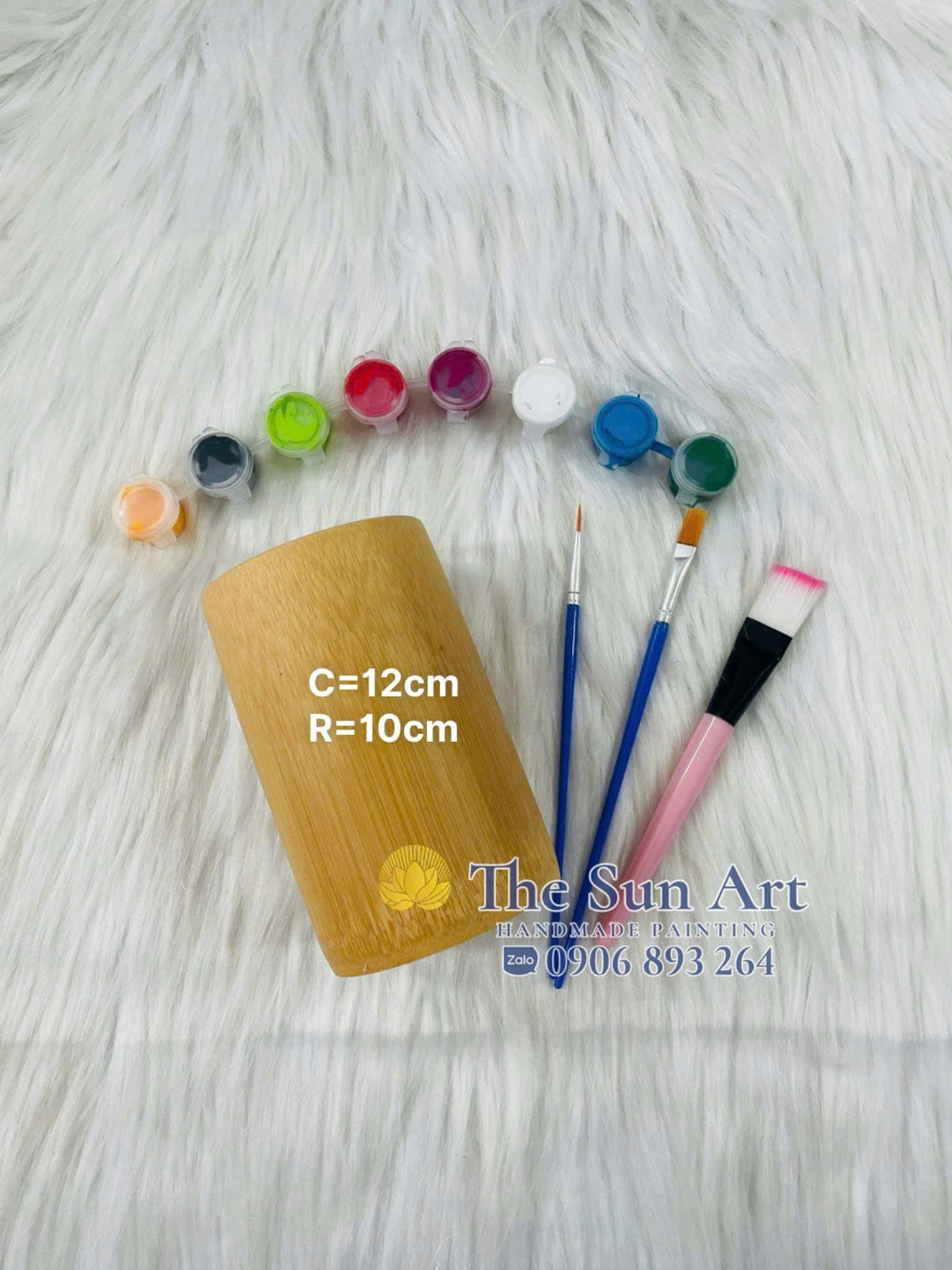 Bộ học vẽ lên ly tre Bộ học vẽ lên ly tre cho bé tphcm