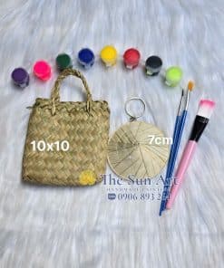 Bộ học vẽ lên túi và nón lá tphcm