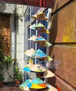 lồng đèn nón lá vẽ tại tphcm, sài gòn