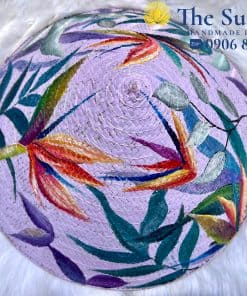 Nón Cỏ Bàng Vẽ Mỹ Thuật hoa thiên điểu tphcm, saigon