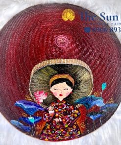 Nón Cỏ Bàng Vẽ Mỹ Thuật sg