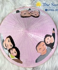 Nón lá vẽ Chibi design các cặp đôi