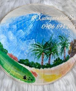 Nón lá sz 40 vẽ phong cảnh