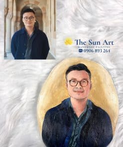sỏi chân dung vẽ theo yêu cầu tại saigon