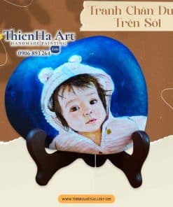 sỏi vẽ chân dung nghệ thuật
