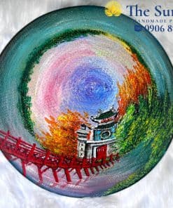 Vẽ chân dung lên nón lá, sỏi, túi xách... ở thành phố Hồ Chí Minh