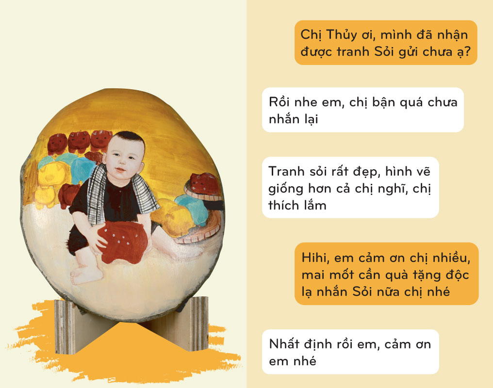 Xưởng Tranh, Nón Lá Vẽ Việt Nam The Sun ART