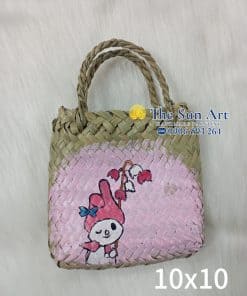 túi xách vẽ nghệ thuật chibi