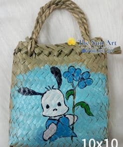 túi xách vẽ sài gòn chibi