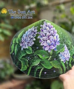 nón cỏ bàng vẽ_Hoa Lục Bình