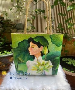 túi xách vẽ cao cấp thiên nhiên tphcm, saigon