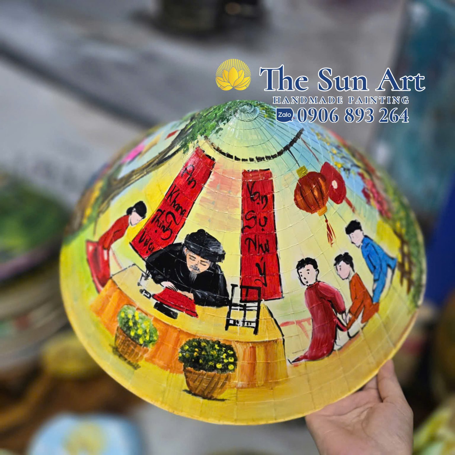 VẼ TRÊN NÓN LÁ TOÀN QUỐC - THE SUN ART - Xưởng Tranh, Nón Lá Vẽ Việt ...