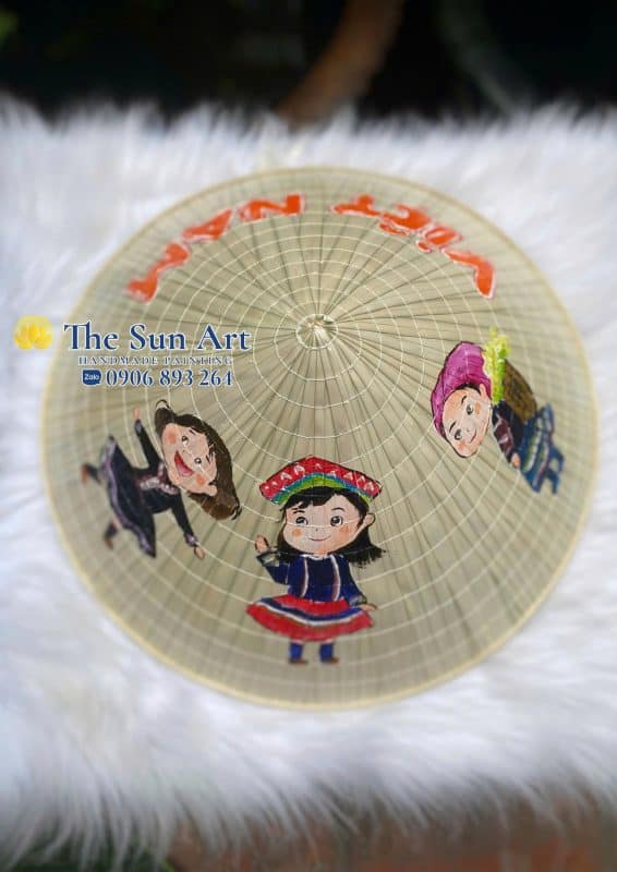 NÓN LÁ TRUYỀN THỐNG BÌNH ĐỊNH TAI THE SUN ART GALLERY tphcm, saigon