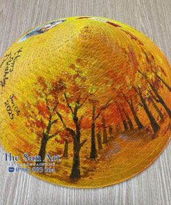 Nón Cỏ Bàng Vẽ Mỹ Thuật tphcm, saigon