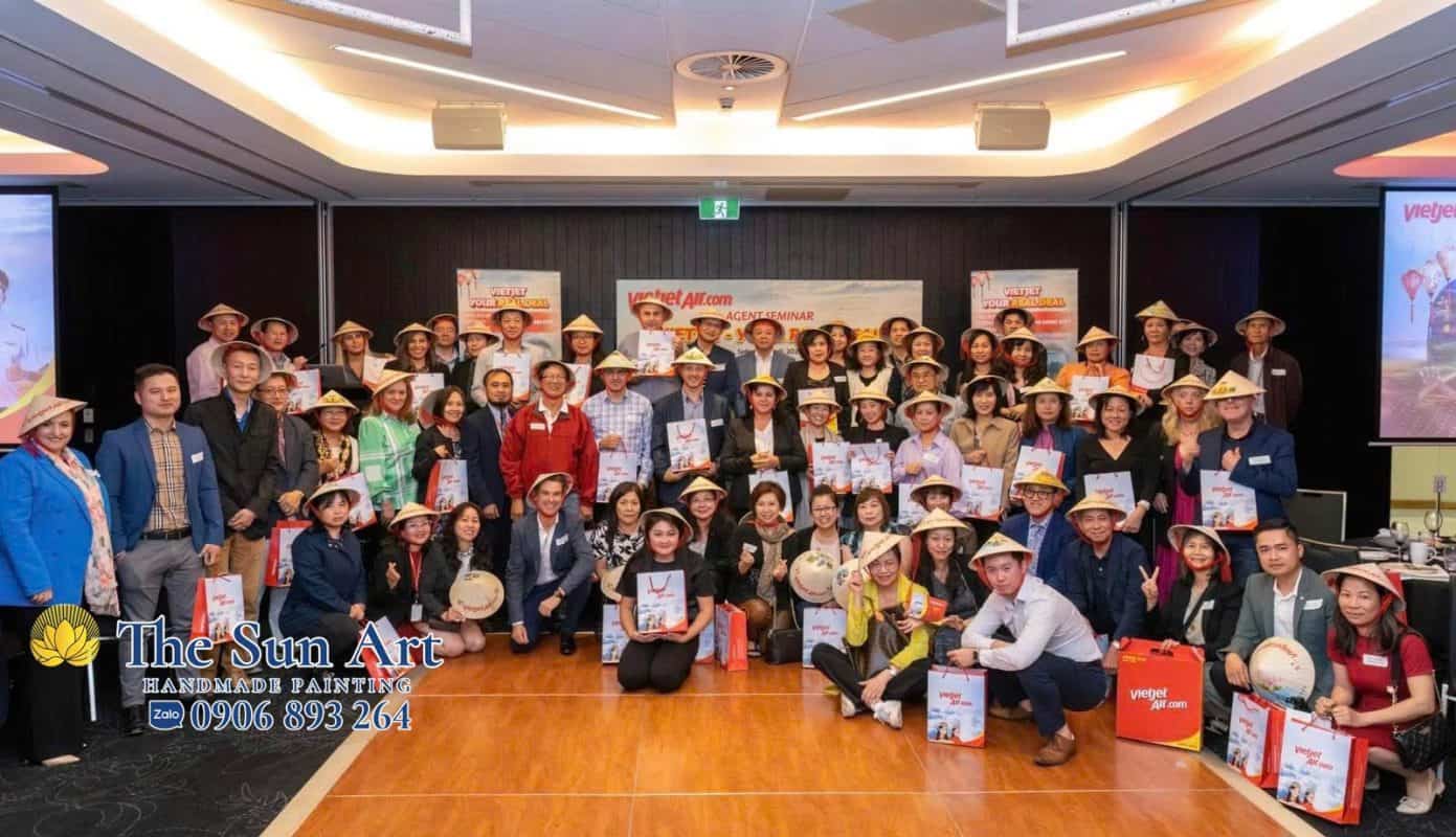 WORKSHOP VẼ NÓN LÁ, VẼ TRANH Thuật Kỹ thuật THE SUN – SÀI GÒN