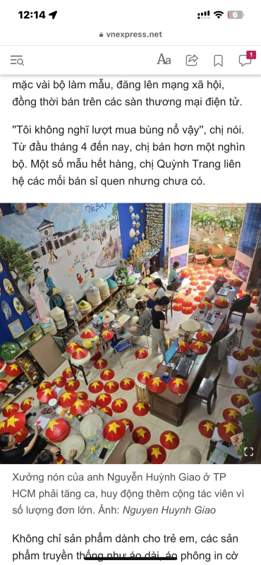 Xưởng Tranh, Nón Lá Vẽ Việt Nam The Sun ART