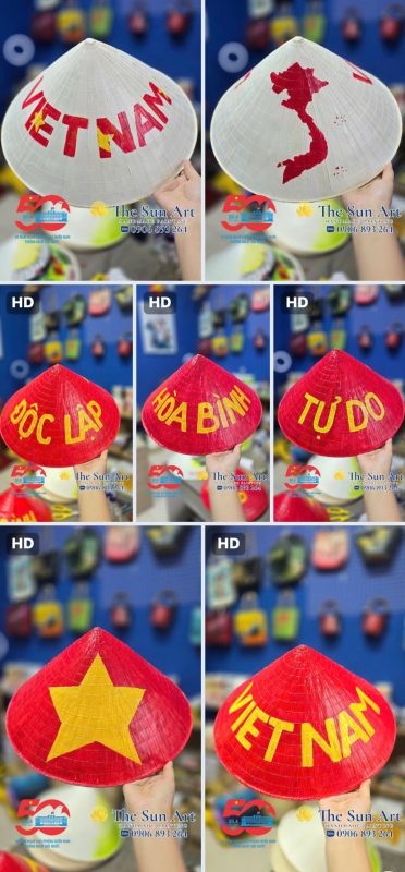 Xưởng Tranh, Nón Lá Vẽ Việt Nam The Sun ART