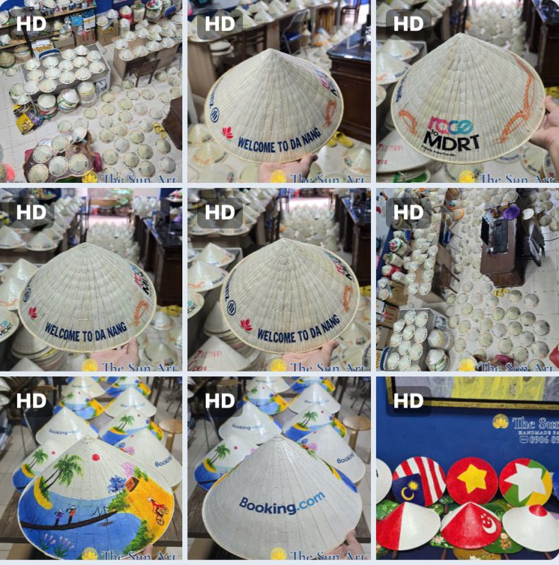 Xưởng Tranh, Nón Lá Vẽ Việt Nam The Sun ART