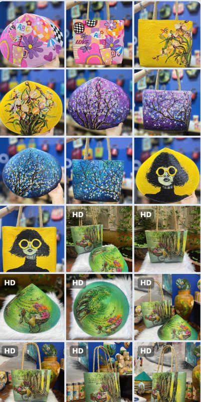 Xưởng Tranh, Nón Lá Vẽ Việt Nam The Sun ART