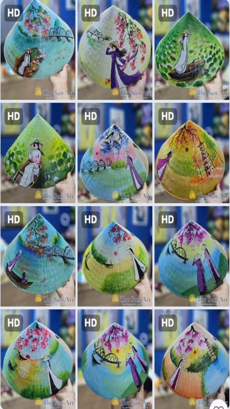 Xưởng Tranh, Nón Lá Vẽ Việt Nam The Sun ART
