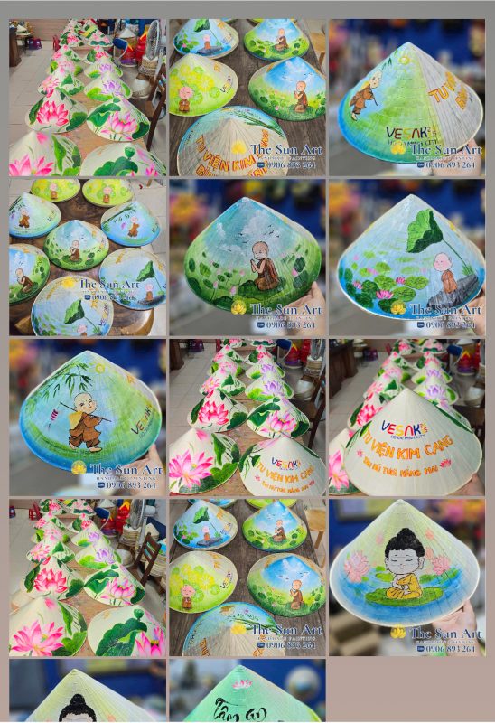 Xưởng Tranh, Nón Lá Vẽ Việt Nam The Sun ART