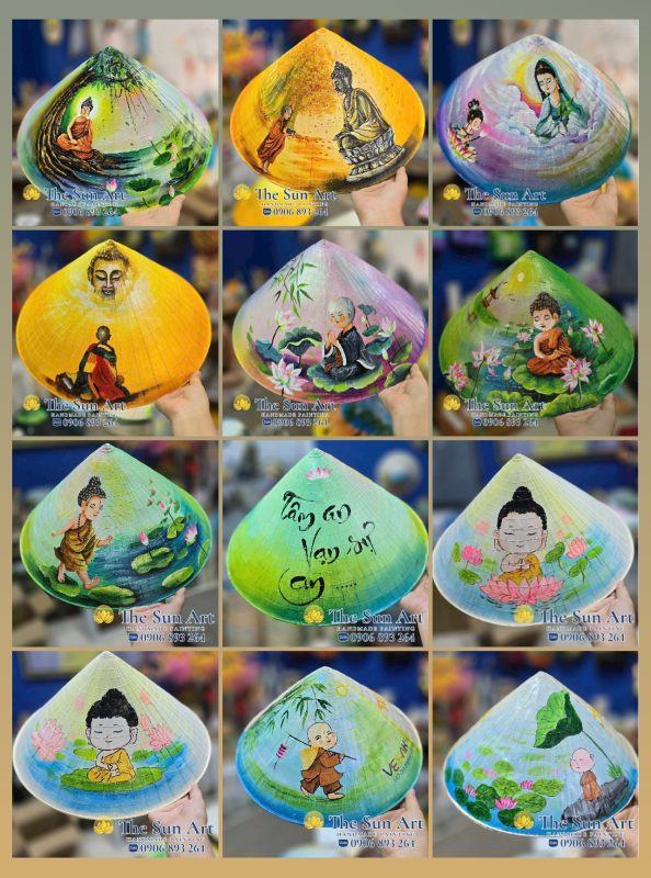 Xưởng Tranh, Nón Lá Vẽ Việt Nam The Sun ART