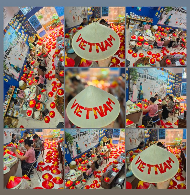Xưởng Tranh, Nón Lá Vẽ Việt Nam The Sun ART