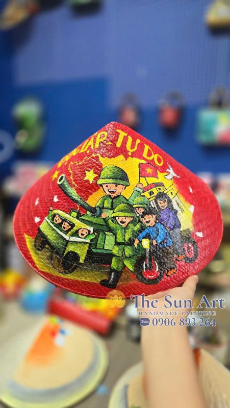 Xưởng Tranh, Nón Lá Vẽ Việt Nam The Sun ART