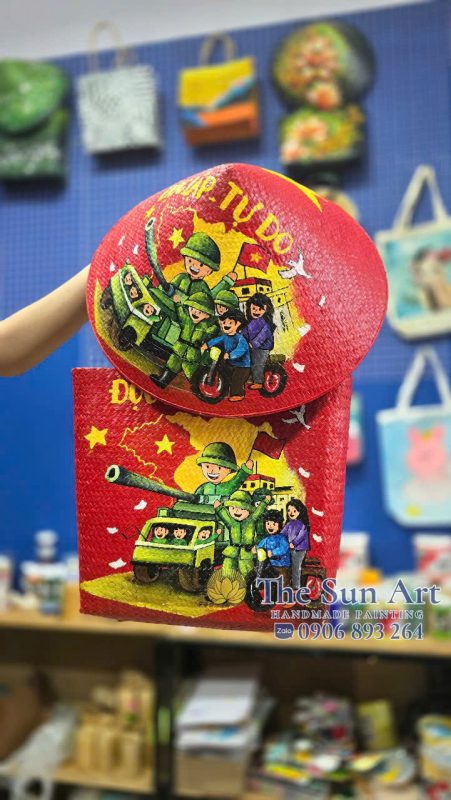 Xưởng Tranh, Nón Lá Vẽ Việt Nam The Sun ART