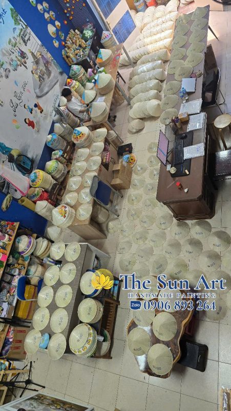 Xưởng Tranh, Nón Lá Vẽ Việt Nam The Sun ART