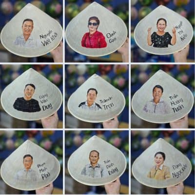 NÓN LÁ VẼ CHÂN DUNG – MÓN QUÀ NGHỆ THUẬT VÀ ĐẦY CẢM XÚC TẠI THE SUN ART