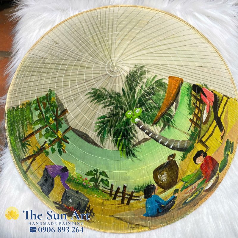 Xưởng Tranh, Nón Lá Vẽ Việt Nam The Sun ART