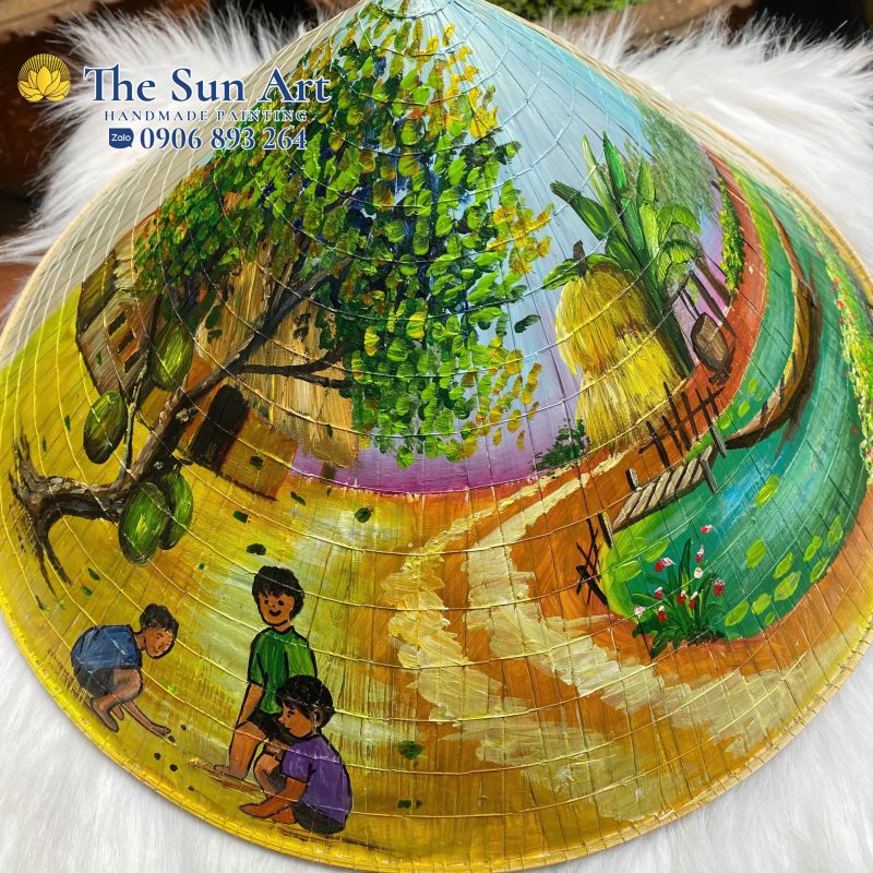 Xưởng Tranh, Nón Lá Vẽ Việt Nam The Sun ART