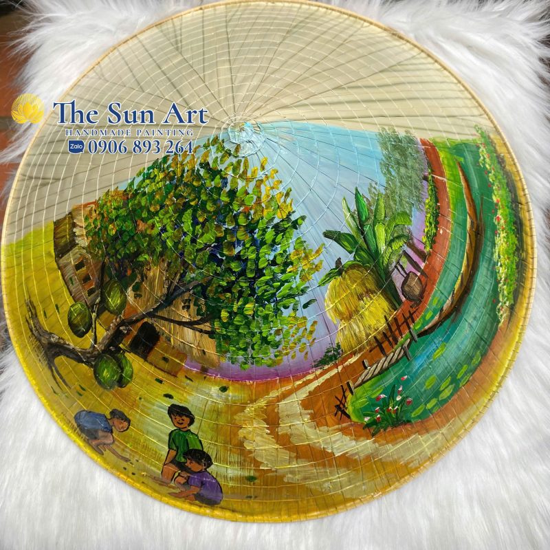 Xưởng Tranh, Nón Lá Vẽ Việt Nam The Sun ART