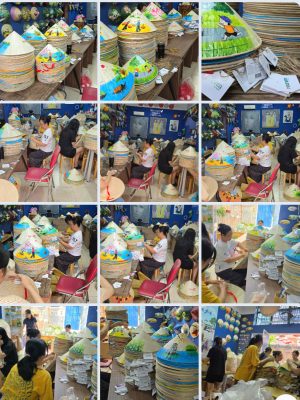 XƯỞNG TRÁNH & NÓN LÁ VẼ THE SUN ART Tự hào đồng hành cùng 7-Eleven toàn cầu