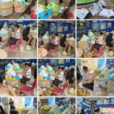 XƯỞNG TRÁNH & NÓN LÁ VẼ THE SUN ART Tự hào đồng hành cùng 7-Eleven toàn cầu