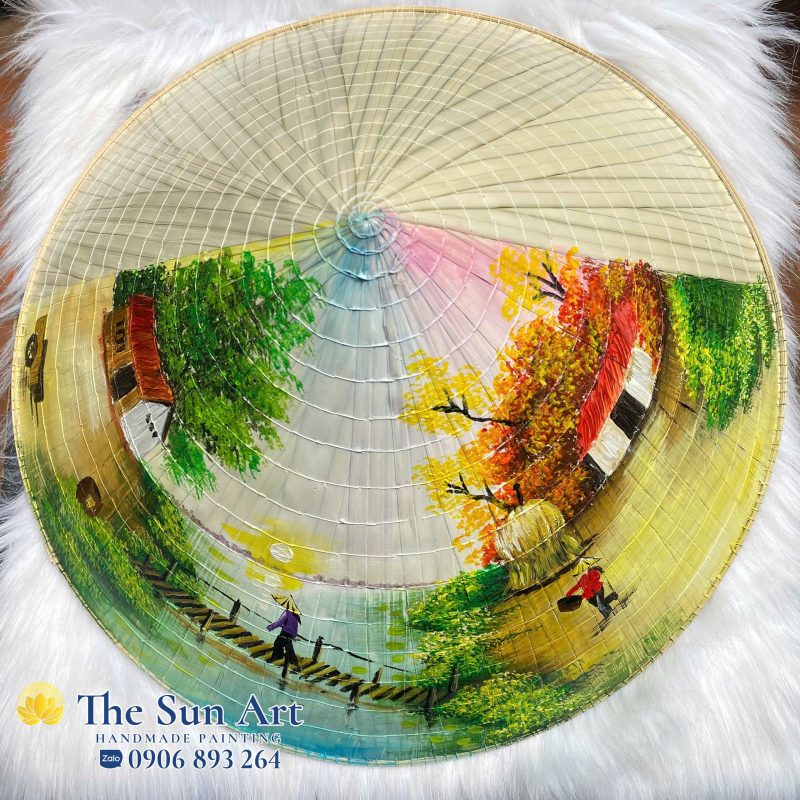 Xưởng Tranh, Nón Lá Vẽ Việt Nam The Sun ART