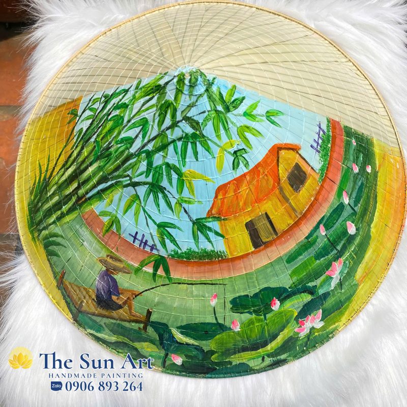 Xưởng Tranh, Nón Lá Vẽ Việt Nam The Sun ART