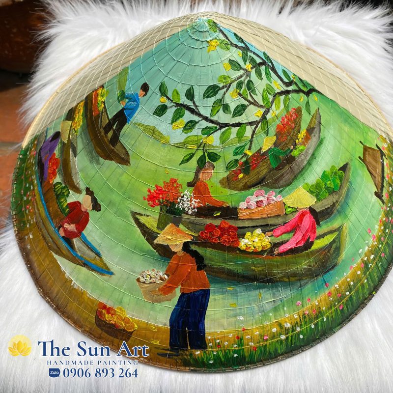 Xưởng Tranh, Nón Lá Vẽ Việt Nam The Sun ART