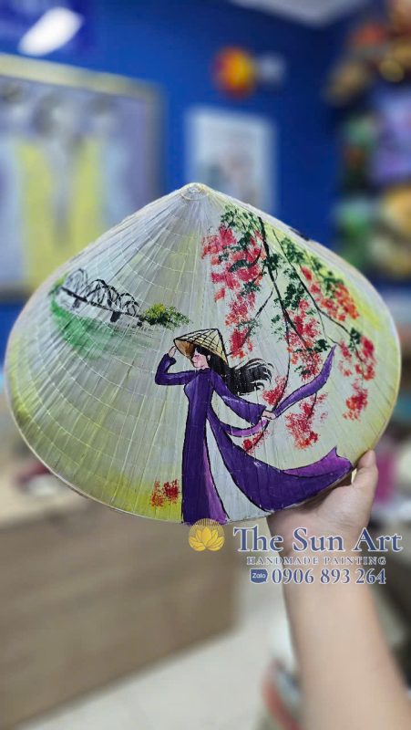 Xưởng Tranh, Nón Lá Vẽ Việt Nam The Sun ART