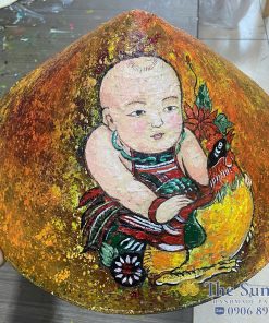 Nón Cỏ Bàng Vẽ Mỹ Thuật - NCB0039
