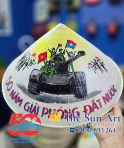 Nón lá vẽ hình theo chủ đề - 05