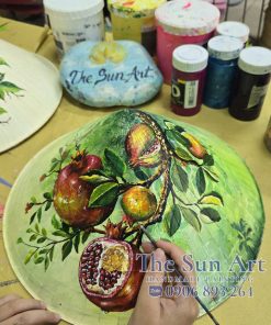 Nón lá vẽ trái cây Việt Nam - 02