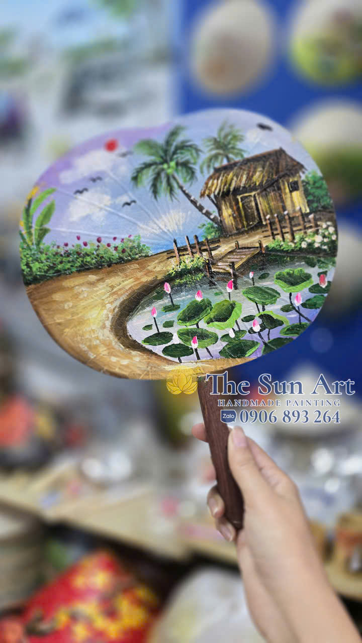 Quạt Lá Sen (25)