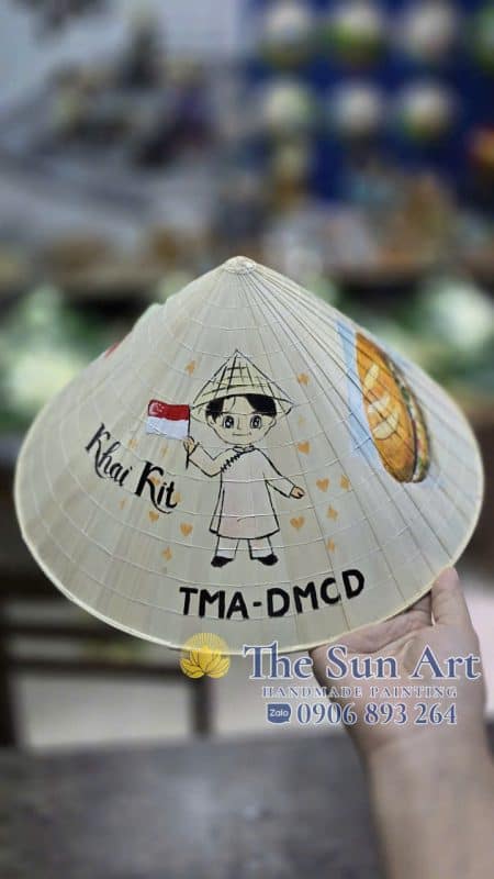 nón lá chibi custom theo yêu cầu