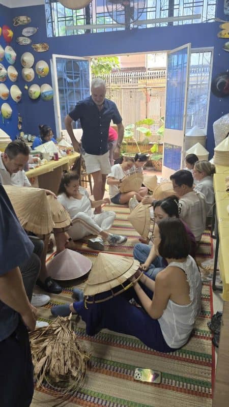 Conical Hat Making and Conical Hat Painting in Vietnam