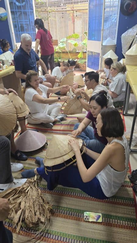 Conical Hat Making Workshop in Vietnam A Hands on Vietnamese Cultural Experience